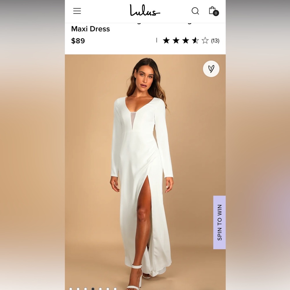 Lulus maxi dress